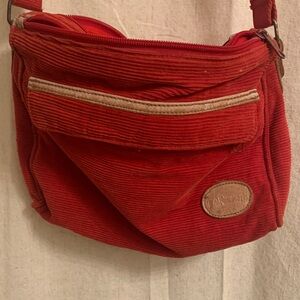 Vintage Tandem Corduroy Crossbody Purse